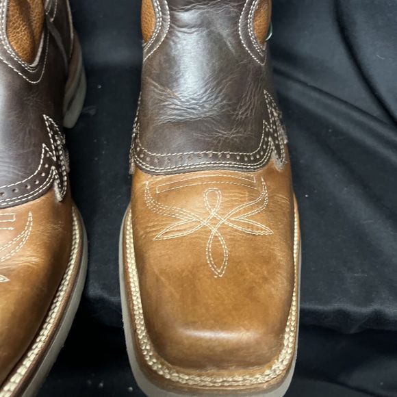 Silver Bull Mens Work Boots Brown leather cowboy size 11? - Picture 8 of 16